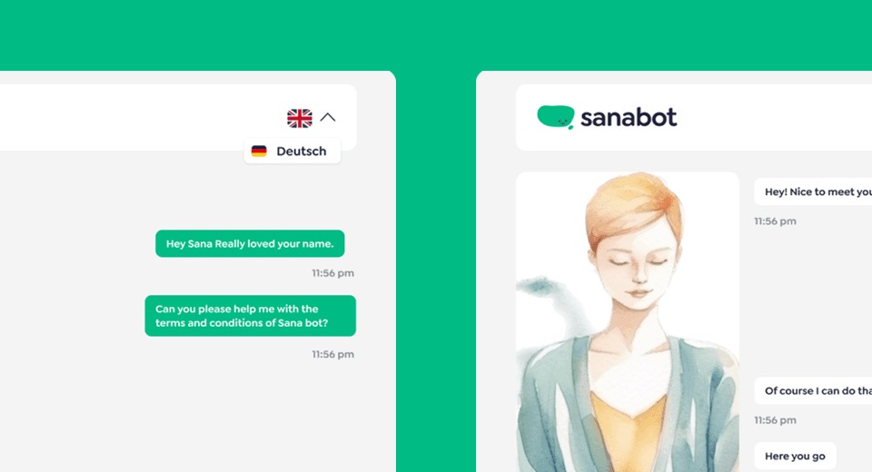 Sanni product screens